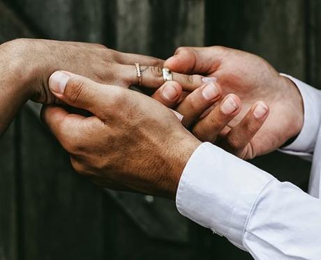 christian wedding ceremony script rings exchange