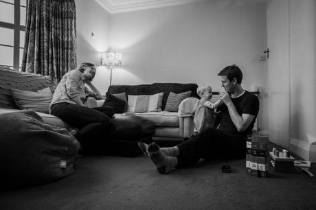 Rainy Days – A Documentary Family Session at Home in Cheshire