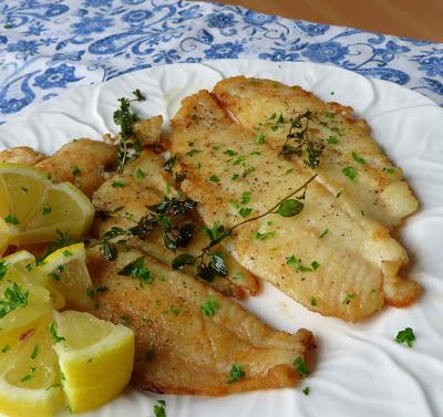 Sole Fillets with Lemon & Thyme