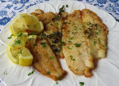 Sole Fillets with Lemon & Thyme