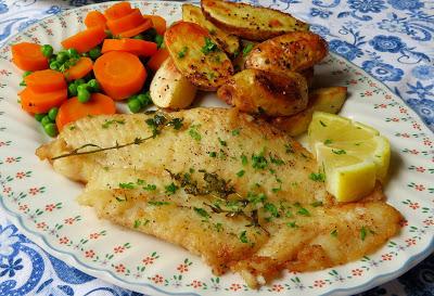 Sole Fillets with Lemon & Thyme