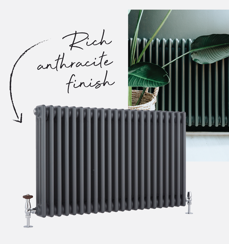 Milano Windsor anthracite column radiator