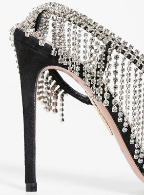 Shoe of the Day | Aquazzura Wild Fringe Crystal Sandals