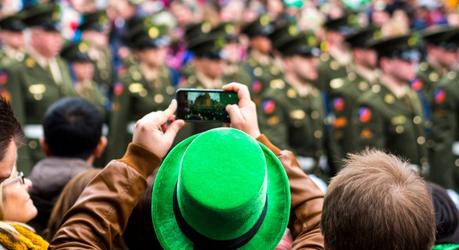 St. Patrick's day parade in Dublin, Ireland