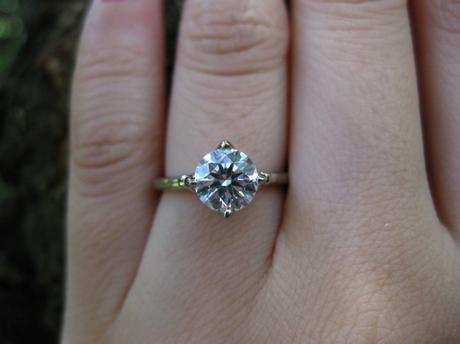 Lovely Lotus Engagement Ring