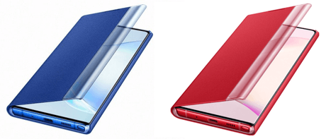 Note 10 leaks in ‘Aura’ red and blue colours with fancy cases