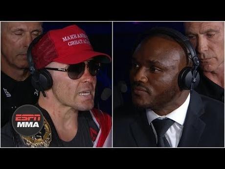 Colby Covington, Kamaru Usman get heated during UFC Fight Night Post Show | ESPN MMA