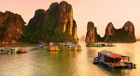 Halong Bay, Vietnam. Unesco World Heritage Site. Most popular place in Vietnam, shutterstock_123228598