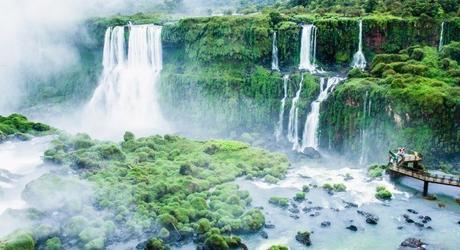 South America Argentina Brazil Iguazu Falls shutterstock_145210222