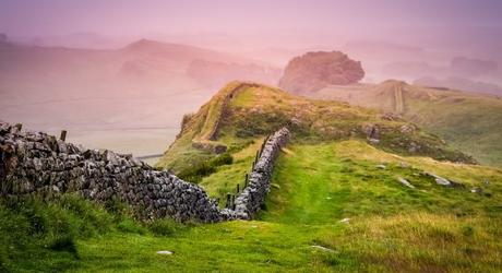 Hadrian's Wall, also called the Roman Wall