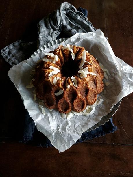 mango sour cream bundt cake