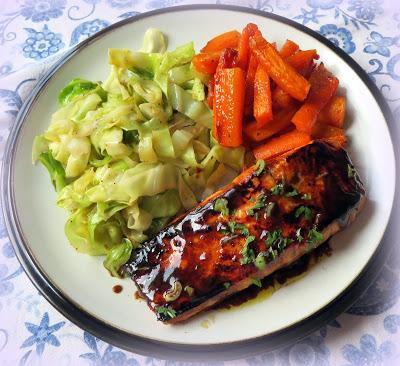 Pan-Seared Salmon with a Sweet & Spicy Asian Glaze