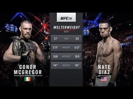 UFC 241 Free Fight: Nate Diaz vs Conor McGregor 1
