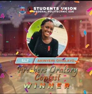 FEDEPE : Faculty of Applied Science wins 2019 fresher’s oratory contest (Meet Winner)