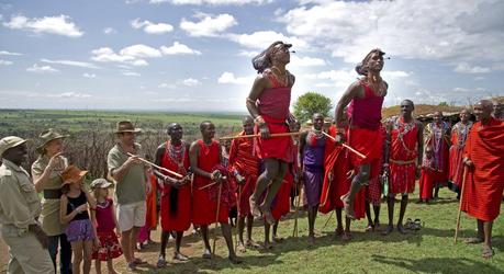 Maasai dance in Masai Mara