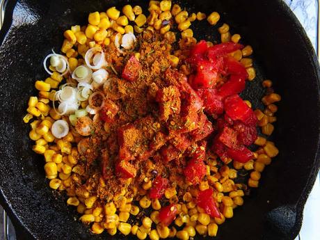 Southwestern Stuffed Poblano Peppers with Quinoa and Corn