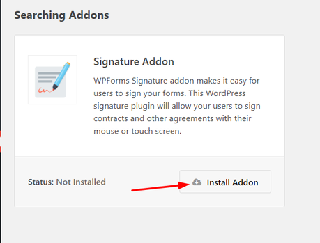 install signature add-on