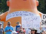 Protesters Chant Trump Visits Dayton, Paso