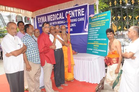 SYMA's golden day !  Medical Centre moving into sprawling premises