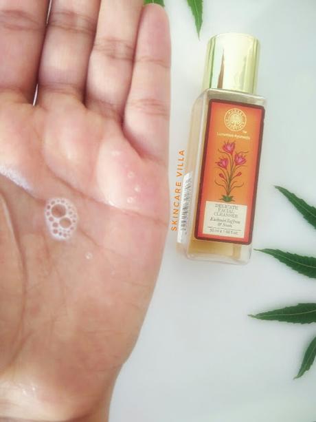 Forest Essentials Kashmiri Saffron and Neem Delicate Facial Cleanser Review Forest Essentials Kashmiri Saffron and Neem Delicate Facial Cleanser Review