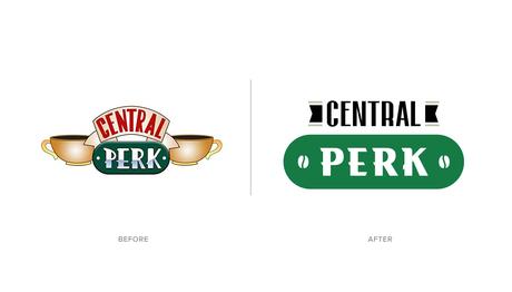 A design firm has updated some of the most famous fake logos from film & TV