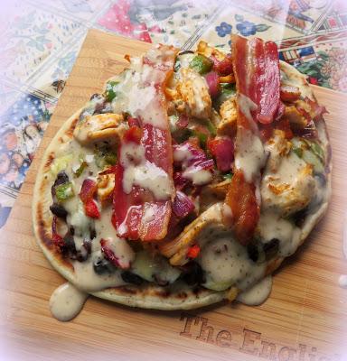 Mexican Chicken Club Flatbread