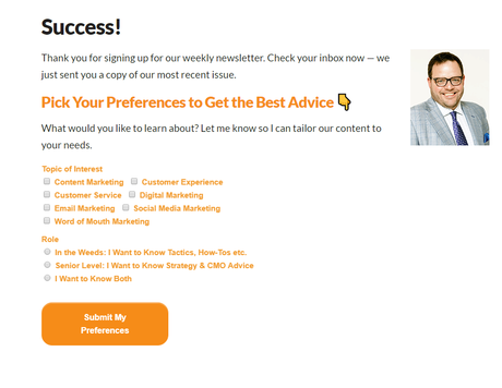 Convince and Convert Blog Email Subscription Form