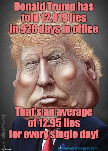 Trump Has Averaged 13 Lies A Day Since Taking Office