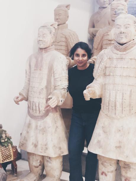 Hanging out with Terracotta Warriors