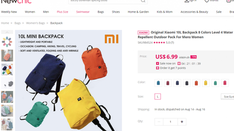 Xiaomi 10L Backpack