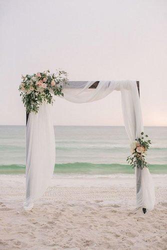 wedding arch wooden wedding arch with shifon flowers