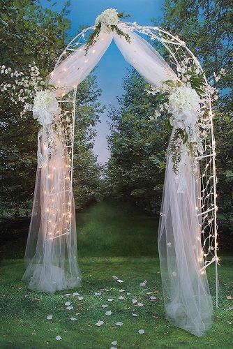 wedding arch romantic white wedding arch