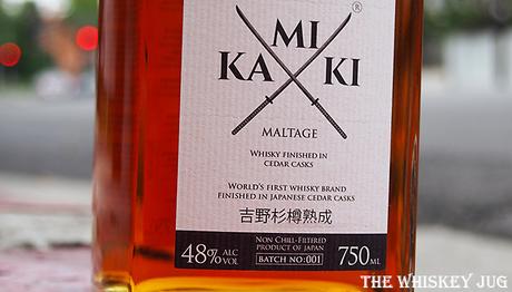 Label for the Kamiki Cedar Whisky