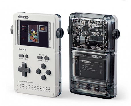 The ClockworkPi GameShell is a DIY Game Boy-like handheld The ClockworkPi GameShell is a DIY Game Boy-like handheld