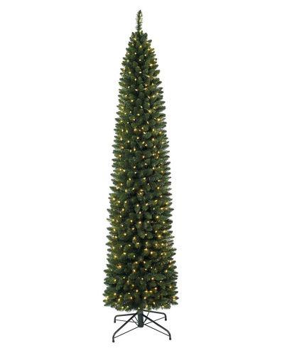 7ft Pre lit Pencil Christmas Tree