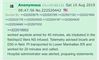 How did poster at 4chan, anonymous message board popular with right-wing trolls and white nationalists, scoop the world on the death of Jeffrey Epstein?