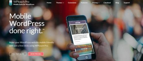 Make Website Mobile Friendly, WPtouch Plugin