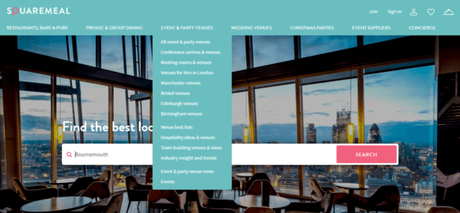 Cool Revamp of the UK’s Excellent Square Meal Website Cool Revamp of the UK’s Excellent Square Meal Website