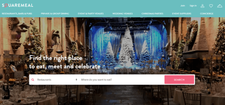 Cool Revamp of the UK’s Excellent Square Meal Website Cool Revamp of the UK’s Excellent Square Meal Website