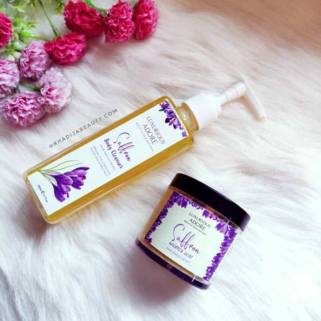 Luxurious adore Saffron whipped soap and body washreview