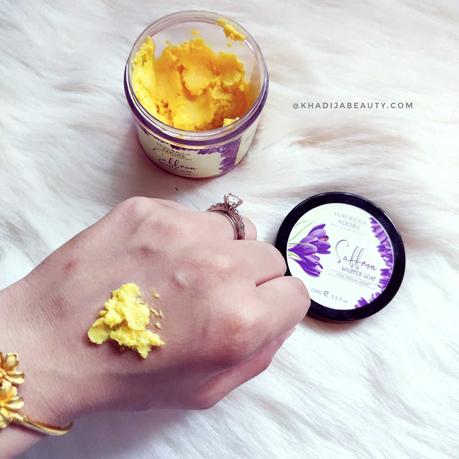 Luxurious adore Saffron whipped soap review