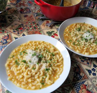 Pasta with Chicken Broth, Butter & Cheese