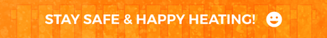 stay safe and happy heating banner