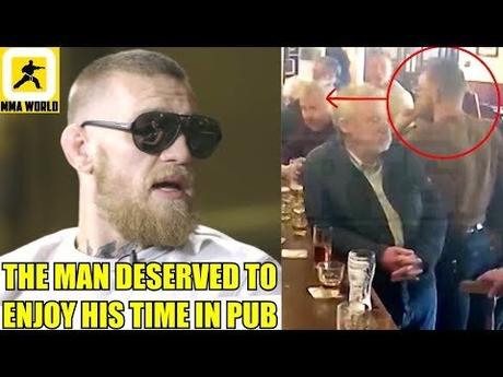 Conor McGregor breaks his silence on punching An Old Man for refusing his drink,Khabib,Costa