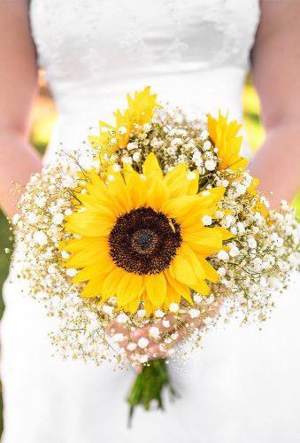sunflower wedding bouquets single sunflower bouwuet shawnawolfphotography