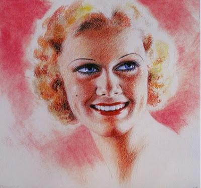 1930's Maybelline ad painted by Zoë Mozert, the most famous female pin-up artist of her day