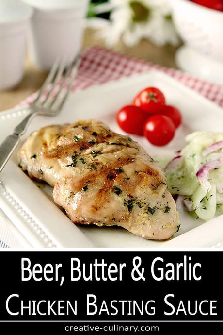 Beer, Butter and Garlic Chicken Basting Sauce