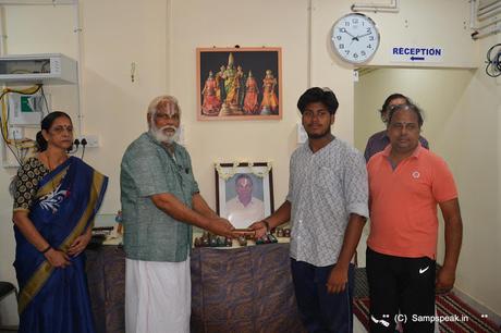 spectacles distributed at SYMA  2019 - remembering KE Raghavan