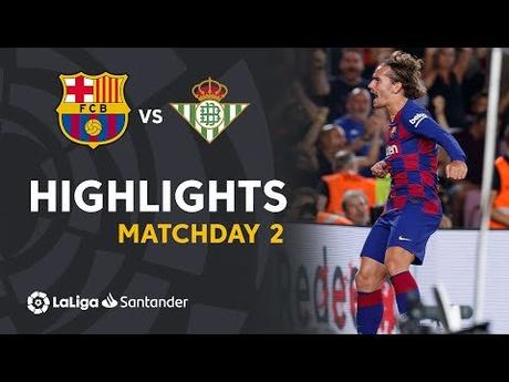 Highlights FC Barcelona vs Real Betis (5-2)