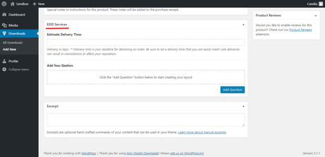 Sell Your Services Online With EDD Sell Services Plugin EDD services widget